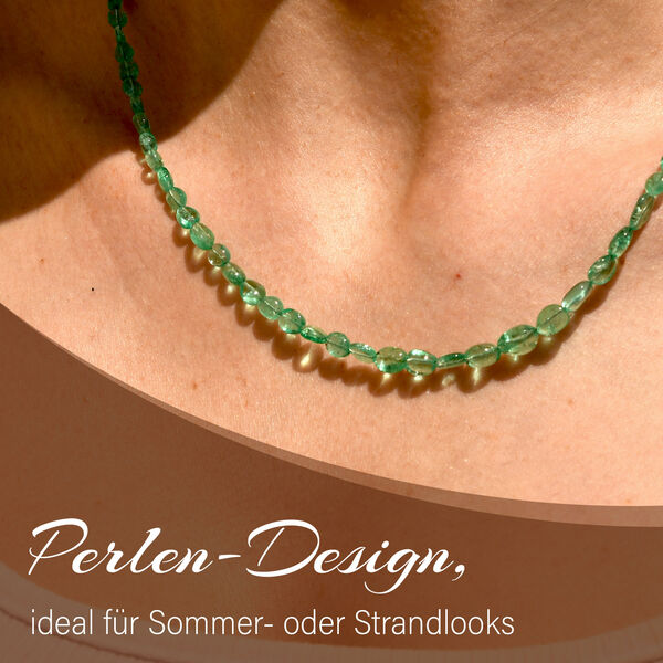 RHAPSODY AAAA Kolumbianische Smaragd-Halskette in 950 Platin, 45 cm - 40 ct. image number 2