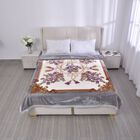 Wolkenweiche Decke mit floralem Muster, 200x230cm, Silber image number 1