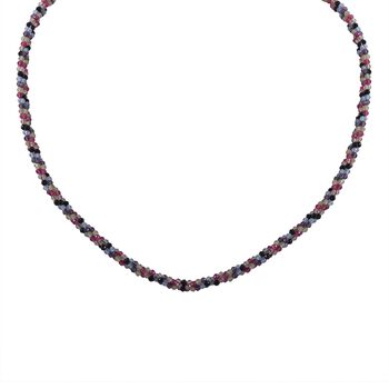 Multi-Edelstein-Halskette, 45 cm - 100 ct.