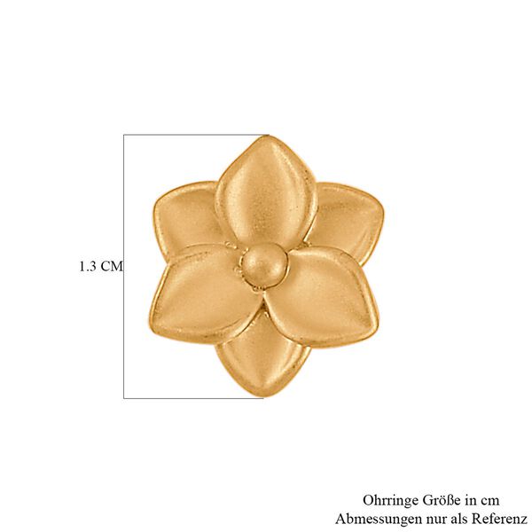 Florale Ohrringe in 750 Gold image number 6