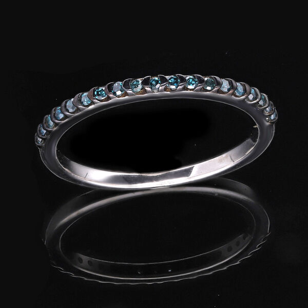 Blauer Diaman- Ring - 0,25 ct. image number 2