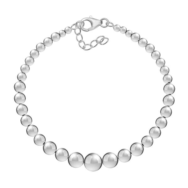Kugeldesign-Armband, 925 Silber, ca. 19 cm mit 2.5 cm extender, ca. 8,82g