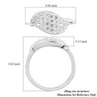LUSTRO STELLA Weißer Zirkonia Ring 925 Silber  ca. 0,79 ct image number 6