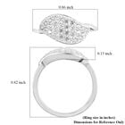 LUSTRO STELLA Weißer Zirkonia Ring 925 Silber (Größe 18.00) ca. 0,79 ct image number 6