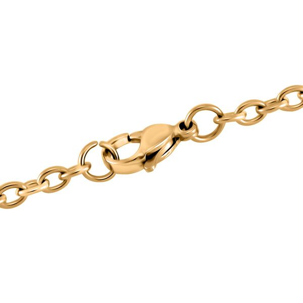 Kreuz-Anh&auml;nger im Murano-Stil mit 50cm Kette image number 5