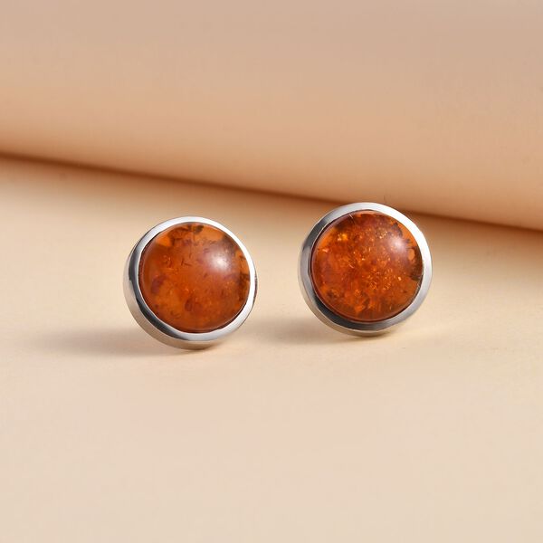 Bernstein Ohrringe 925 Silber rhodiniert ca. 1.68 ct image number 2