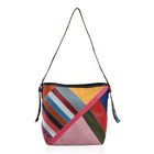 Chaos by Elsie - 100% Patchwork Echtleder Tasche mit RFID schutz, 27x30x13 cm, Patchwork