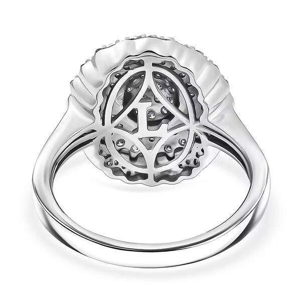 LUXURIANT DIAMOND - Lab Grown Diamant SI-GH Ring 925 Silber Rhodiniert (Gr&ouml;&szlig;e 17.00) ca. 0,98 ct image number 7