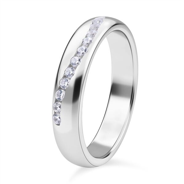 LUSTRO STELLA - Wei&szlig;er Zirkonia-Ring - 0,20 ct. image number 2