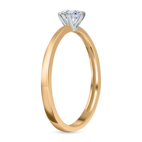 LUXORO IGI zertifizierter VS-GH Labor Diamant Ring in 585 Gelbgold - 0,50 ct. image number 8