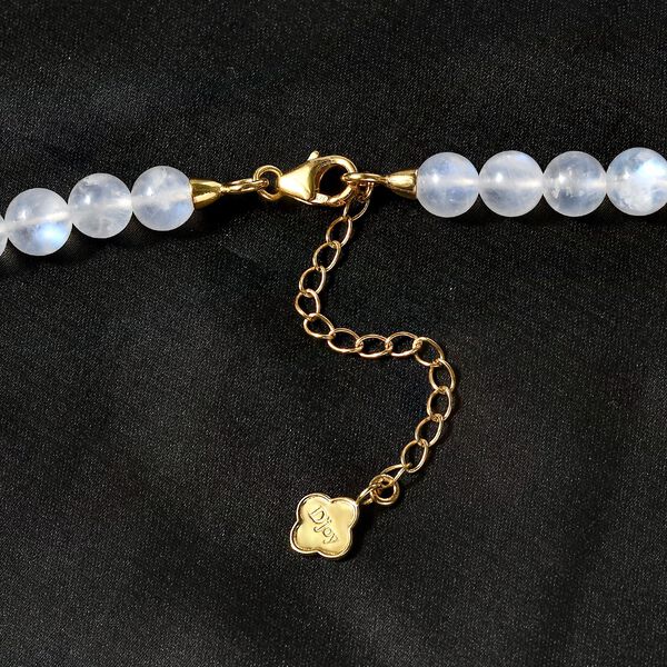 D'Joy Regenbogen Mondstein Halskette, 45 cm - 210 ct. image number 7