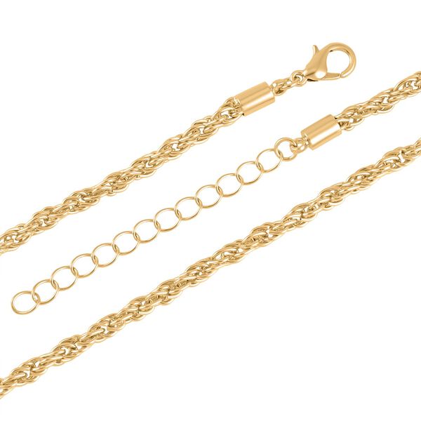 Mehrfarbiger Lebensbaum Halskette, ca. 50 cm, goldfarben image number 4