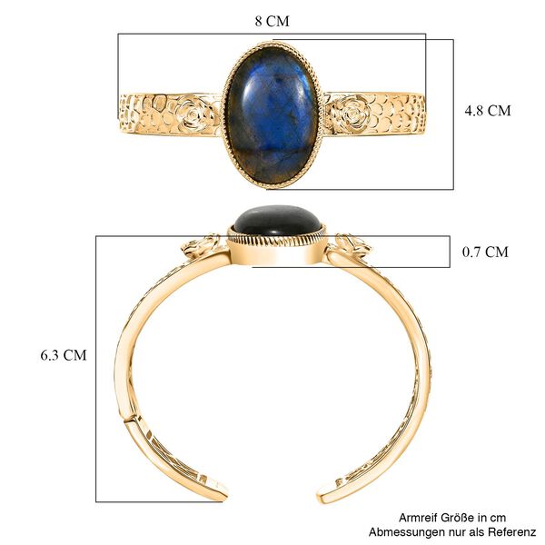 EverTrue AAA Labradorit 19cm Armreif - 34,43 ct. image number 5