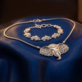 D'Joy Royal Bali- 20cm Armband und 50cm Halskette