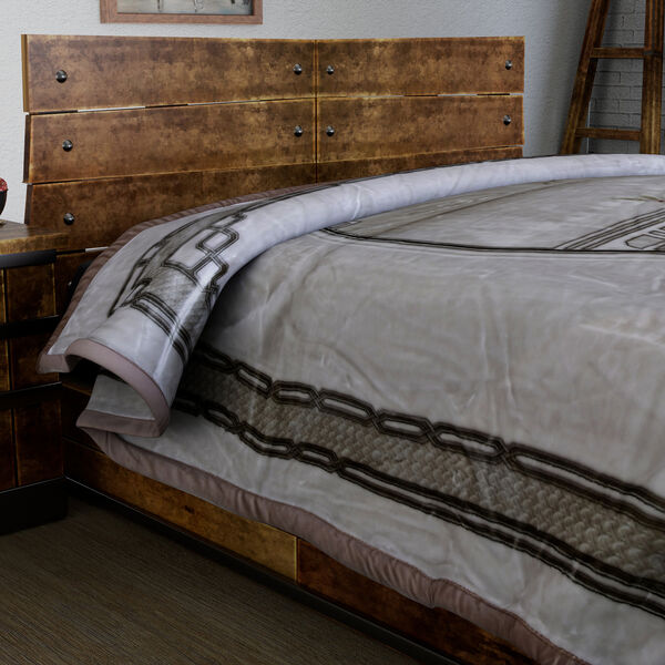 SERENITY NIGHT: Superweiche, schwere Bettdecke, Kirschblütenmuster image number 2