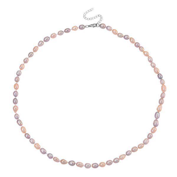 D'Joy AA Mehrfarbige S&uuml;&szlig;wasser Perle (6-7 mm) Schmuckset 925 Silber rhodiniert image number 5