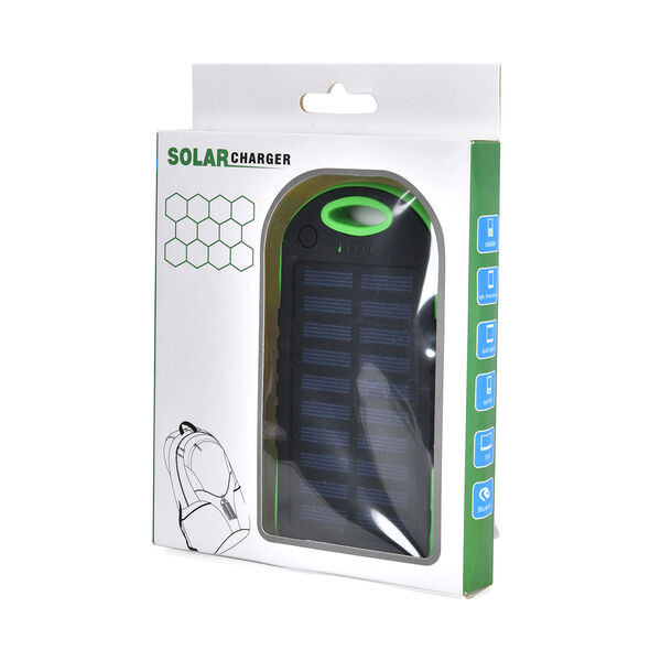 Solarbetriebene Powerbank mit USB Anschluss, Gr&uuml;n image number 11