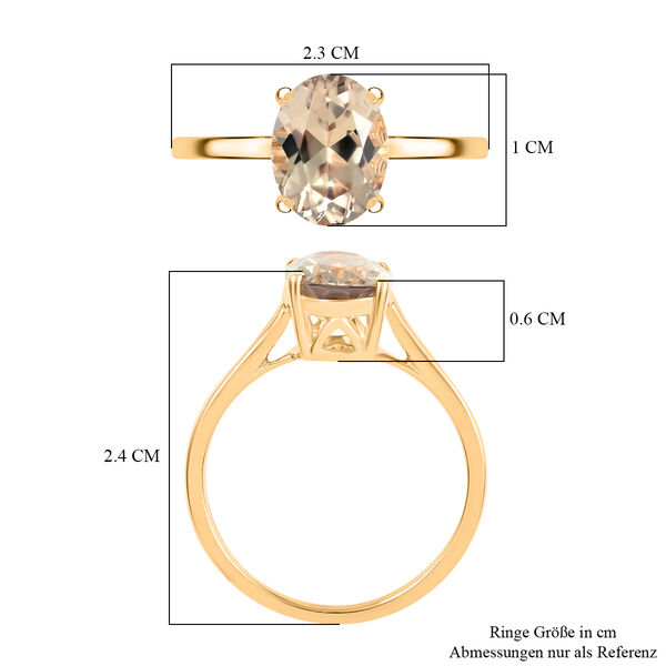 AAA Turkizit-Ring, zertifiziert und geprüft, 585 Gelbgold  ca. 2,05 ct image number 5