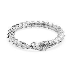 D'Joy Royal Bali - 925 Silber Drachen Armband, 19 cm