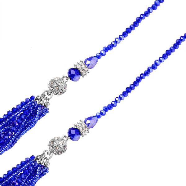 Blaues und weißes Kristall-Schmuckset - 247 ct. image number 3