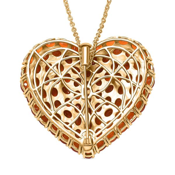 D'Joy Blaze Feueropal Anh&auml;nger mit 45cm Kette - 9,54 ct. image number 5