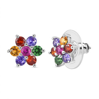 LUSTRO STELLA mehrfarbige Zirkonia Ohrringe