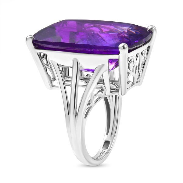 D'Joy AA afrikanischer Amethyst Ring - 39,21 ct. image number 4