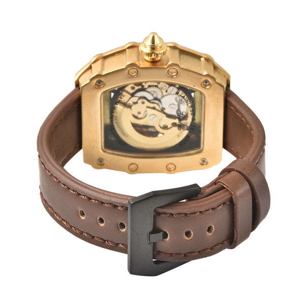 Genoa- wasserdichte Uhr in Goldton image number 6