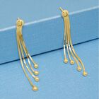 NY kollektion : 4-Band Ohrhänger, 925 Silber vergoldet