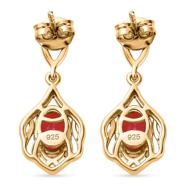 Sunset Triplett Quarz und Zirkon Ohrringe- 3,08 ct. image number 5