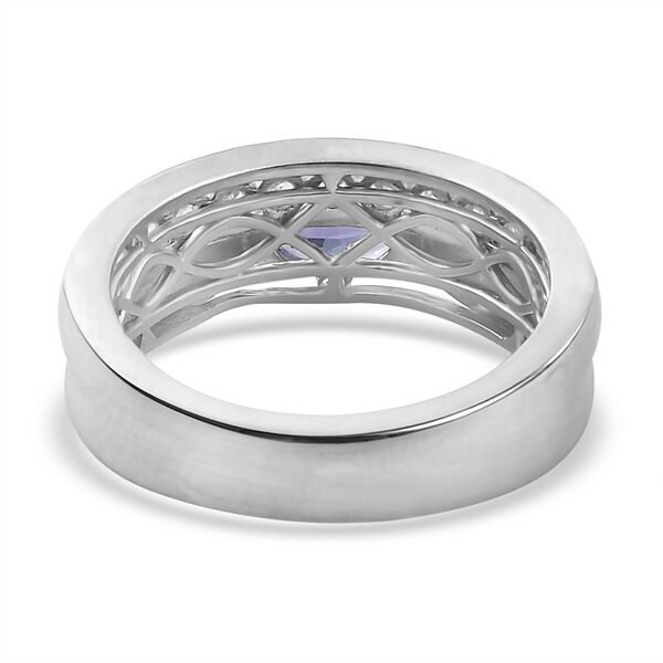 Tansanit und Zirkon Ring - 1,66 ct. image number 6