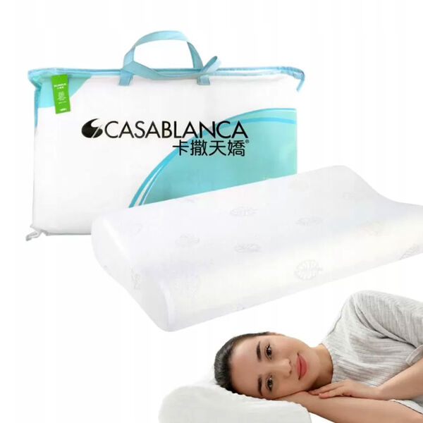 White Casablanca - Memory Foam Nackenst&uuml;tzkissen image number 5