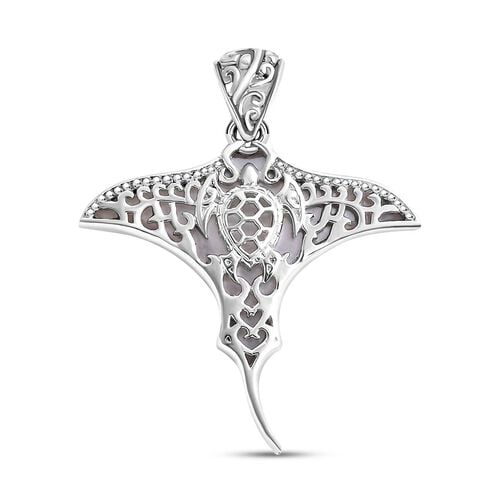 Royal Bali - Perlmutt Anhänger 925 Silber Standard image number 0