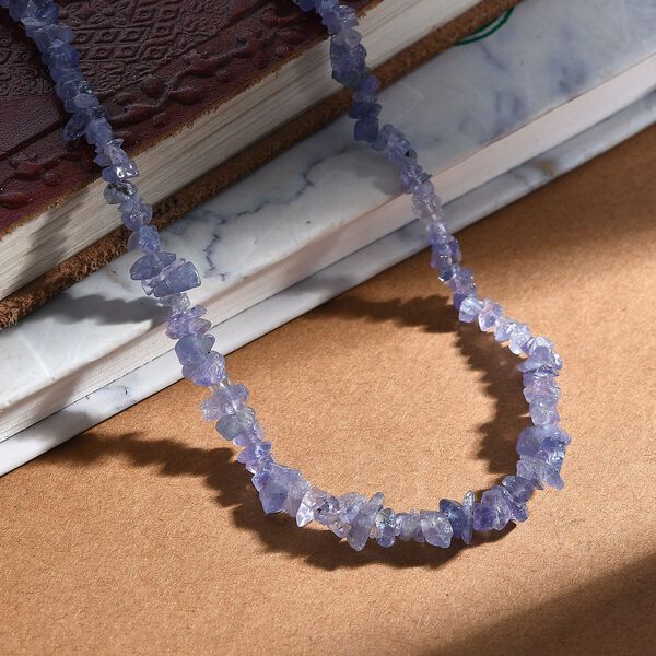 Tansanit Kette 70 cm ca. 132.00 ct image number 1