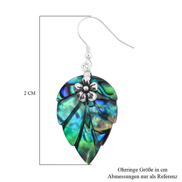 Royal Bali Kollektion - Abalone Muschel Ohrh&auml;nger 925 Silber&nbsp; image number 5