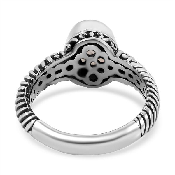 Royal Bali Kollektion - Regenbogen Mondstein Ring - 2,25 ct. image number 4