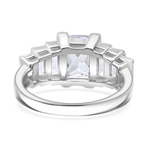 LUSTRO STELLA weißer Zirkonia Half-Eternity-Ring image number 5