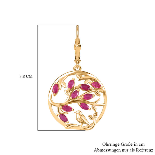 Afrikanische Rubin-Ohrringe - 2,23 ct. image number 7