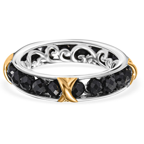 EverTrue AA schwarzer Spinell Ring - 6,50 ct.