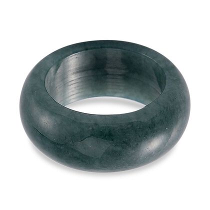 EXTREM SELTEN - Nat&uuml;rlicher Olmek Jadeit Ring (Gr&ouml;&szlig;e 17.00) ca. 23.00 ct