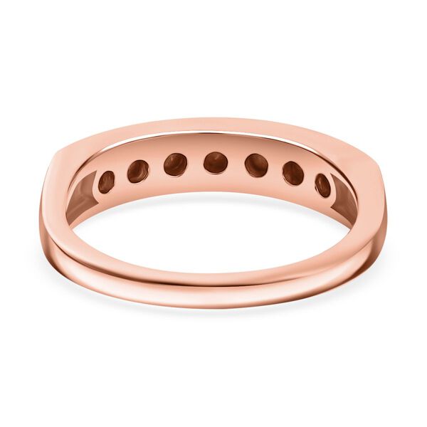 J Francis gefertigt mit SWAROVSKI- Wei&szlig;er Swarovski Kristall Ring, 925 Silber ros&eacute;vergoldet image number 6