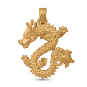 Drachen Anhänger in 999 Gold