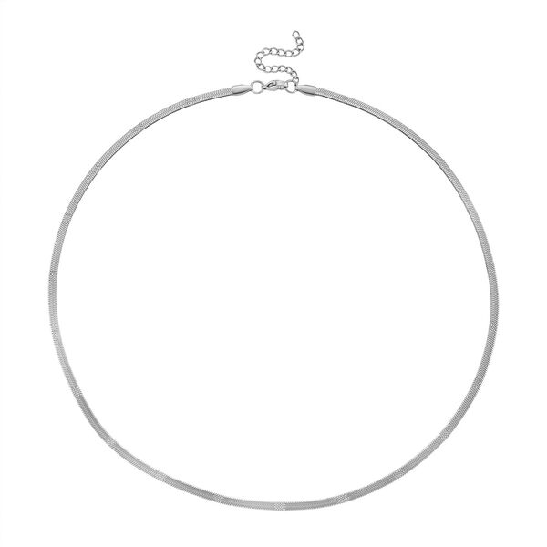 Designer-inspirierte Fischgr&auml;tenkette, 50+5cm image number 4