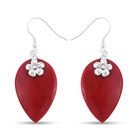 Royal Bali Kollektion - Korallen-Ohrringe, 925 Silber