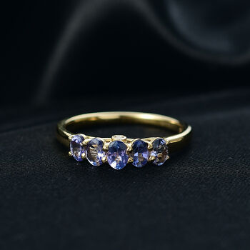 D'Joy AA Tansanit und Diamant Ring - 0,91 ct.