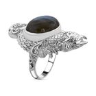Royal Bali Kollektion - Labradorit Ringe 925 Silber (Größe 16.00) ca. 10.00 ct image number 3