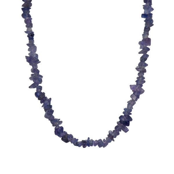 Tansanit Kette 70 cm ca. 132.00 ct