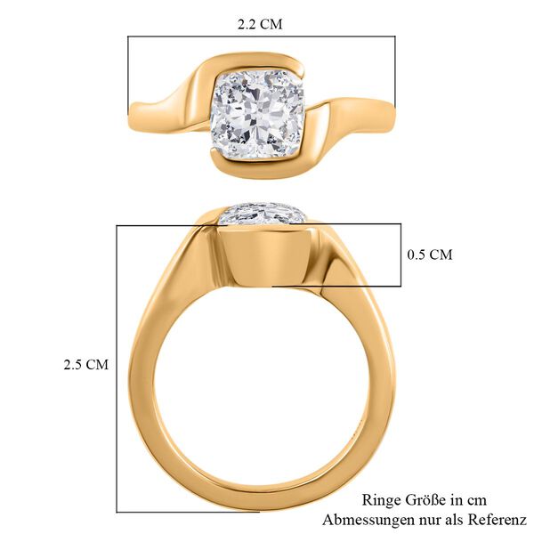 LUSTRO STELLA Zirkonia Ring - 3,42 ct. image number 7