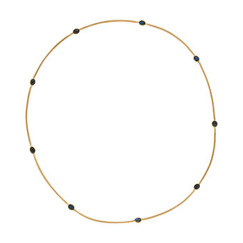 EVER TRUE Labradorit Halskette ca. 75 cm Nickelfreies Messing ca. 11.70 ct