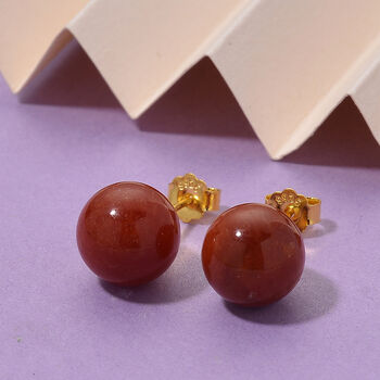 D'Joy rote Jade Ohrringe - 15 ct.